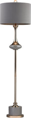 Gold Fluted Neck Floor Lamp