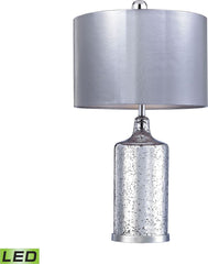 Silver Mercury Led Lamp With Metallic Shade