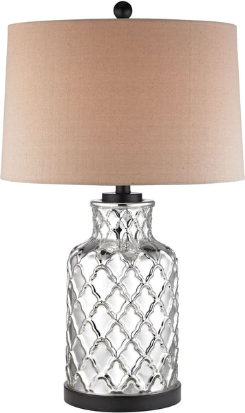 Mercury Quatrefoil Jug Lamp