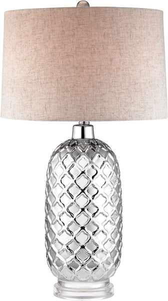 Chrome Quatrefoil Lamp