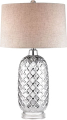 Chrome Quatrefoil Lamp