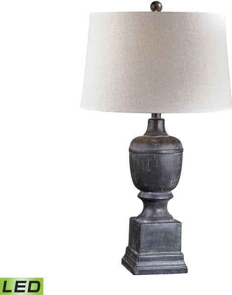 Black Ash Column Led Lamp