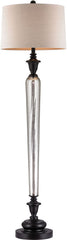 Mercury Glass Column Floor Lamp
