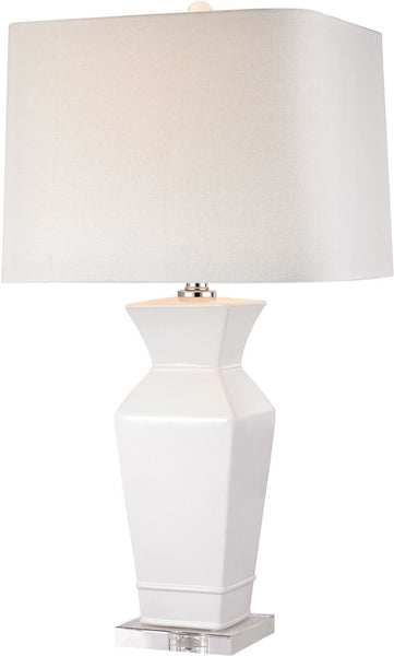 Angular Tapered Neck Lamp