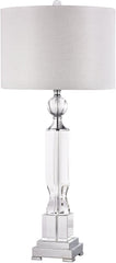 Embellished Crystal Column Lamp