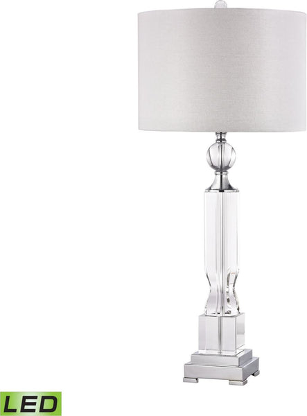 Embellished Crystal Column Led Lamp