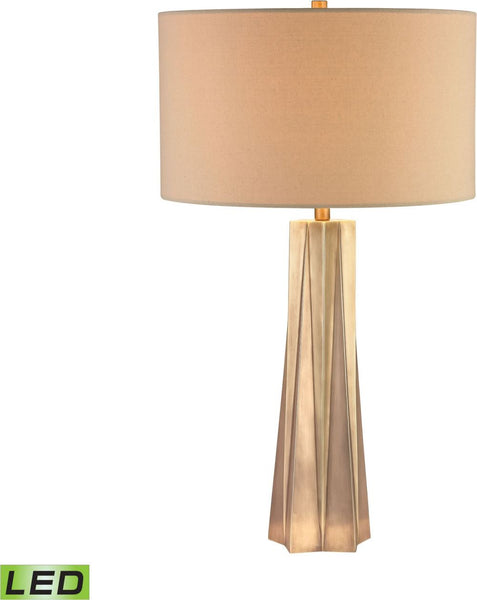 Brass Finish Origami Led Lamp