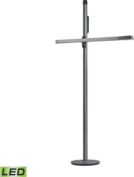 Bilico 1 Light Led Floor Lamp In Anodized Blue-Grey