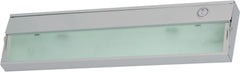 Zeelite 2 Lamp Cabinet Light In Stainless Steel and Diffused Glass