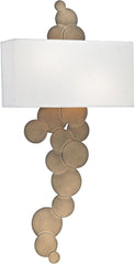 Holepunch 2 Light Wall Sconce In Gold Leaf