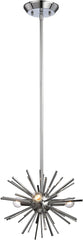 Starburst 3 Light Pendant In Chrome