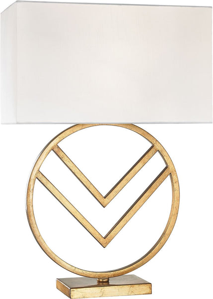 Munich 1 Light Table Lamp In Gold Leaf