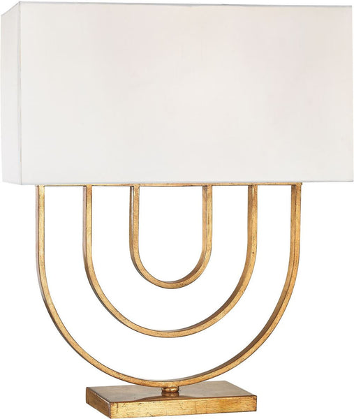 Munich 1 Light Table Lamp In Gold Leaf