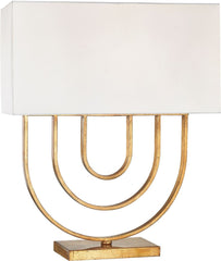 Munich 1 Light Table Lamp In Gold Leaf