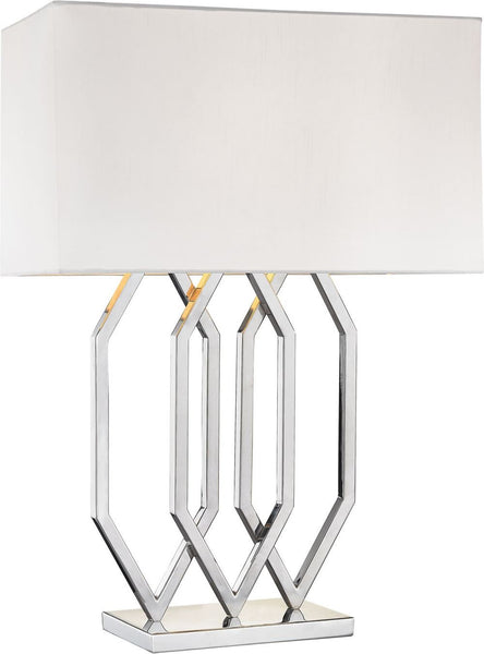 Munich 1 Light Table Lamp In Polished Nickel