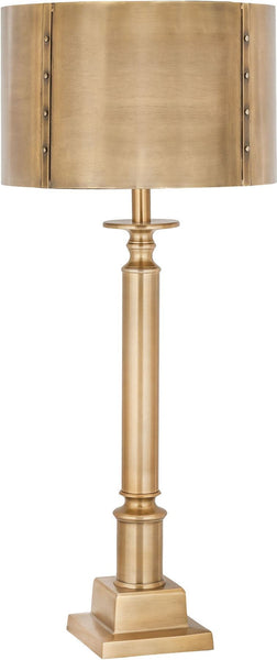 Gazette 1 Light Table Lamp In Antique Brass