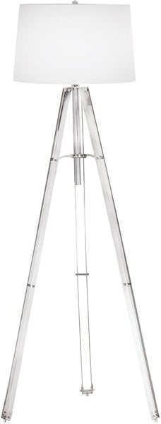 Tripous 1 Light Tripod Lamp In Nickel