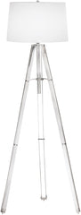 Tripous 1 Light Tripod Lamp In Nickel