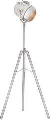 Glitz 1 Light Tripod Lamp In Nickel