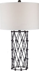 Exposition 1 Light Table Lamp In Bronze