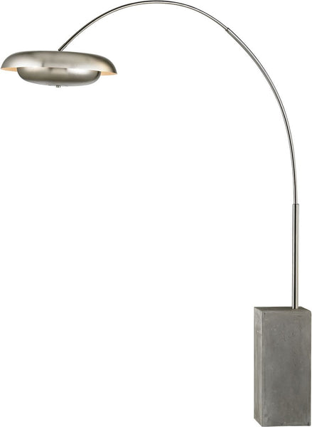 Berne 3 Light Floor Lamp In Satin Nickel