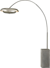 Berne 3 Light Floor Lamp In Satin Nickel
