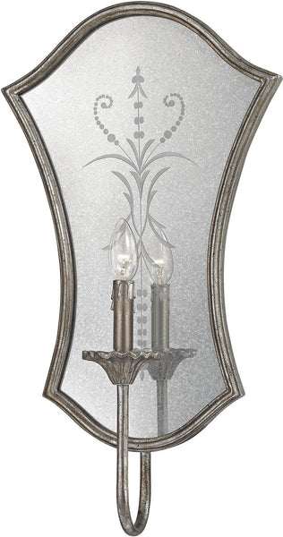 Gruyere 1 Light Wall Sconce In Antique Silver
