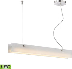 Iris 10 Watt Led Pendant In Aluminum