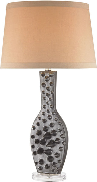 Silkfloss 1 Light Table Lamp In Bronze Glaze