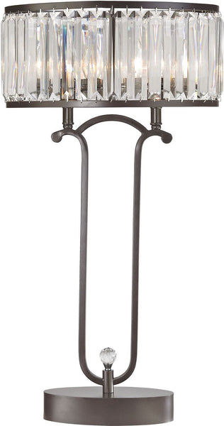 Rudolfo 2 Light Table Lamp In Bronze