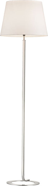 Starkey 1 Light Floor Lamp In Silver