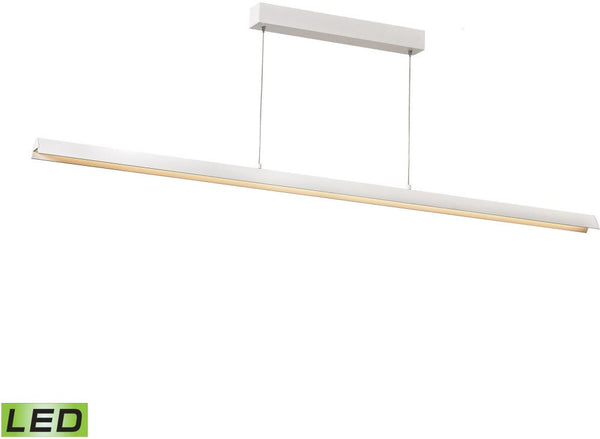 Tent Led Pendant In Matte White
