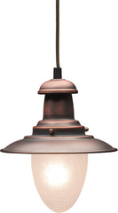 Railroad 1 Light Pendant In Antique Copper