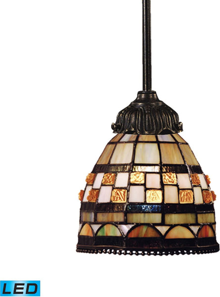 Mix-N-Match 1 Light Led Pendant In Classic Bronze