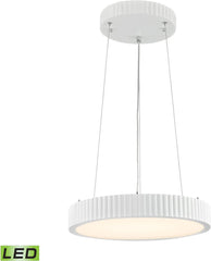 Digby 24 Watt Led Pendant In Matte White