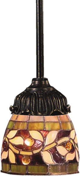 Mix-N-Match 1 Light Pendant In Tiffany Bronze