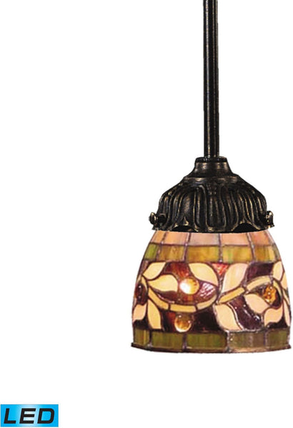 Mix-N-Match 1 Light Led Pendant In Tiffany Bronze