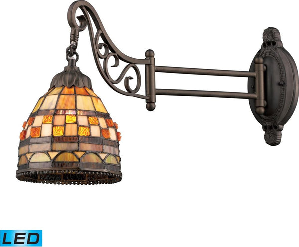 Mix-N-Match 1 Light Led Swingarm In Classic Bronze