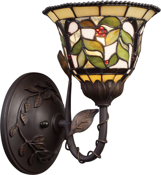 Latham 1 Light Wall Sconce In Tiffany Bronze