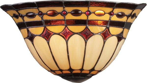 Diamond Ring 2 Light Wall Sconce In Burnished Copper