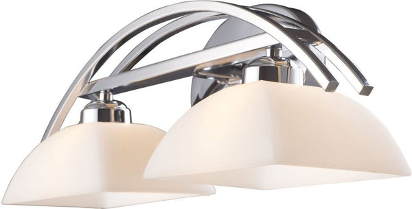 Arches 2 Light Vanity In Polished Chrome