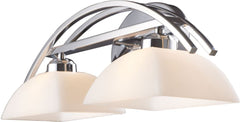 Arches 2 Light Vanity In Polished Chrome