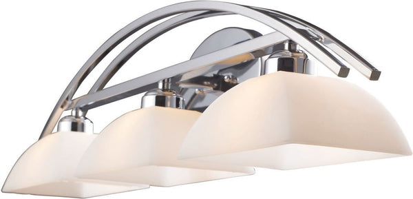 Arches 3 Light Vanity In Polished Chrome