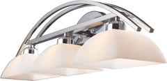 Arches 3 Light Vanity In Polished Chrome