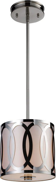 Anastasia 1 Light Pendant In Polished Nickel