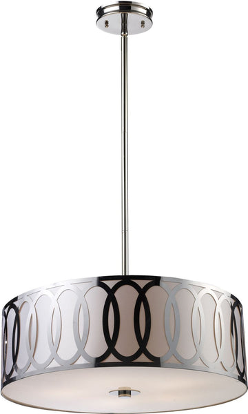 Anastasia 5 Light Pendant In Polished Nickel