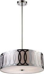 Anastasia 5 Light Pendant In Polished Nickel