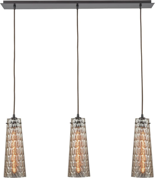 Jerard 3 Light Linear Pendant In Oil Rubbed Bronze