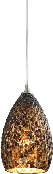 Geval 1 Light Pendant In Satin Nickel