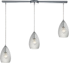 Geval 3 Light Pendant In Polished Chrome